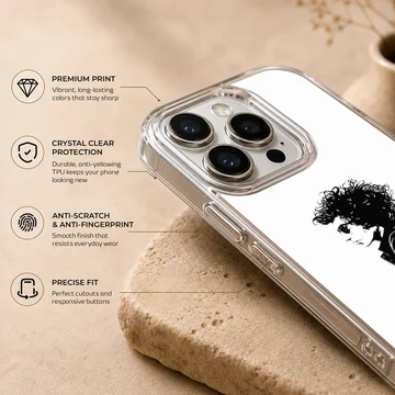 Bob Dylan minimalist graphic in black and white on phone case — Info