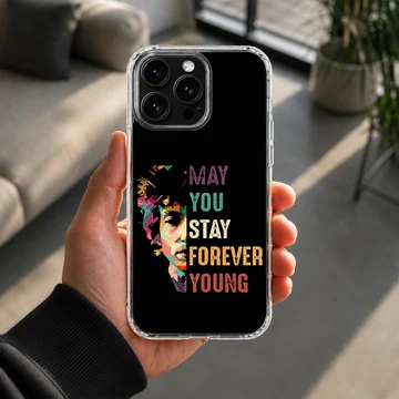 Bob Dylan 'Forever Young' design on phone case — Lifestyle