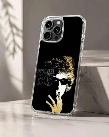 Bob Dylan in sunglasses artwork on phone case