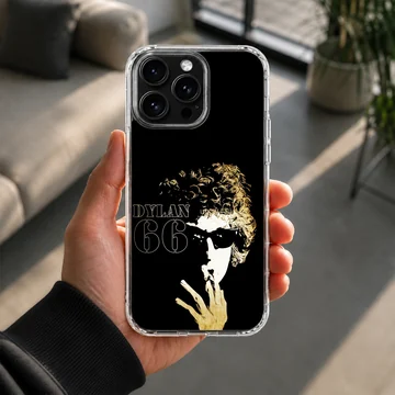 Bob Dylan in sunglasses artwork on phone case — Lifestyle