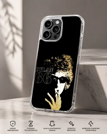 Bob Dylan in sunglasses artwork on phone case — Specs