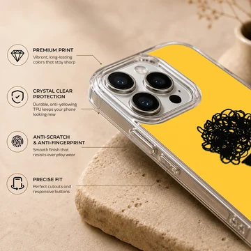 Iconic Bob Dylan tribute artwork on yellow phone case — Info