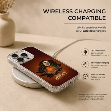 Bob Marley tribute artwork on phone case — Charging