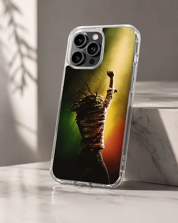 Bob Marley iconic tribute design on phone case — Hero