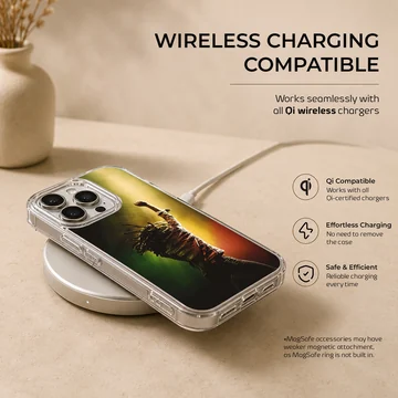Bob Marley iconic tribute design on phone case — Charging