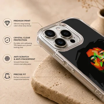 Bold Bob Marley Rasta design on phone case — Info