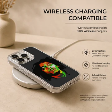 Bold Bob Marley Rasta design on phone case — Charging