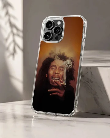 Bob Marley vibe photographic artwork on phone case