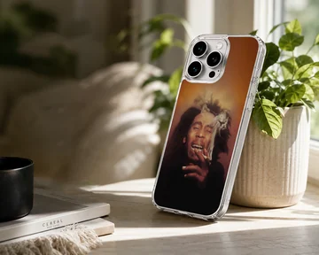 Bob Marley vibe photographic artwork on phone case — Lifestyle