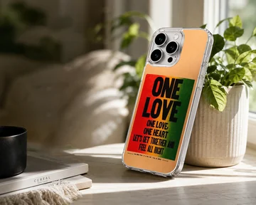 Bob Marley One Love design on phone case — Lifestyle