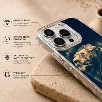 Bob Marley and lion design on phone case — Info
