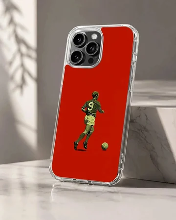 Bobby Charlton iconic design on a phone case