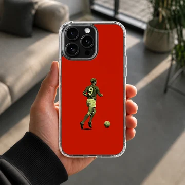 Bobby Charlton iconic design on a phone case — Lifestyle