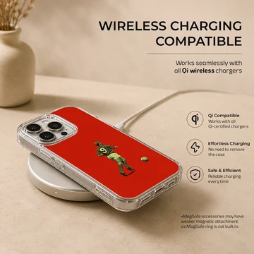 Bobby Charlton iconic design on a phone case — Charging