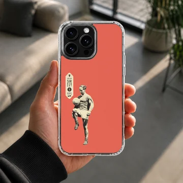 Bobby Charlton illustrated art on phone case — Lifestyle