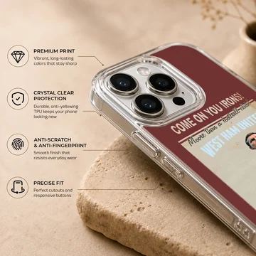 Retro styled Bobby Moore football design phone case — Info
