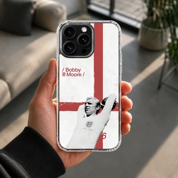 Bobby Moore legendary football design on phone case — Lifestyle