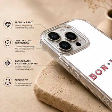 Bon Jovi bold typography design on phone case — Info