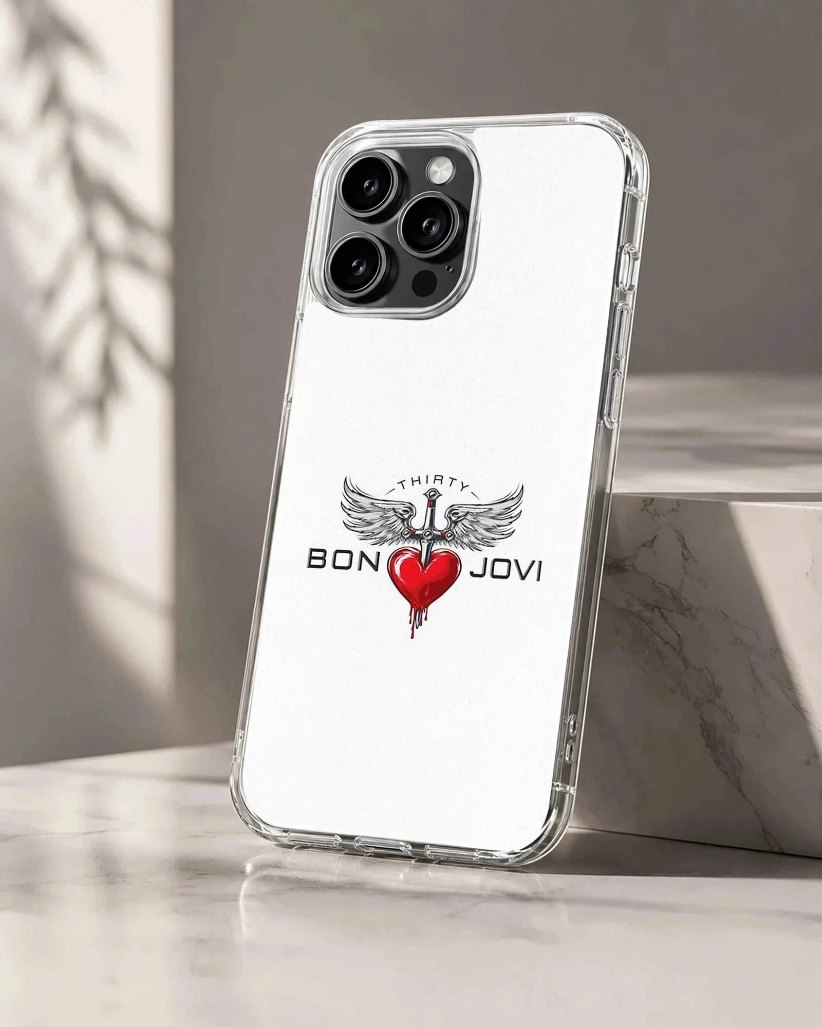 Bon Jovi iconic logo on phone case