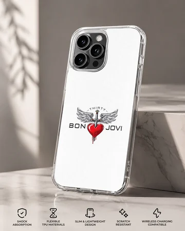 Bon Jovi iconic logo on phone case — Specs