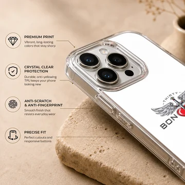 Bon Jovi iconic logo on phone case — Info