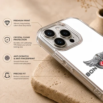 Bon Jovi logo with winged heart design on phone case — Info