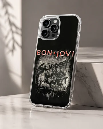 Bon Jovi inspired bold typography design phone case — Hero