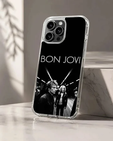 Bon Jovi portrait with band members on a phone case