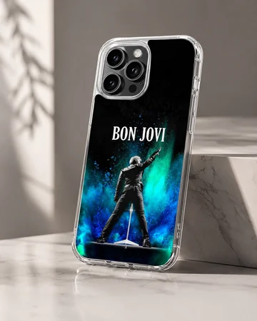 Bon Jovi tribute artwork on phone case — Hero