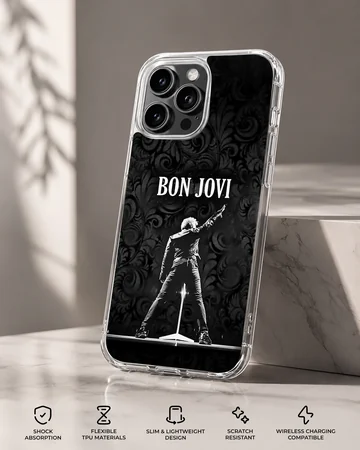 Bon Jovi silhouette design phone case — Specs