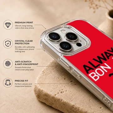 Bon Jovi Always design with bold text on phone case — Info