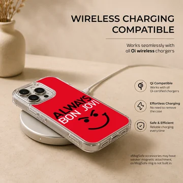Bon Jovi Always design with bold text on phone case — Charging