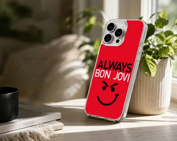 Bon Jovi Always design with bold text on phone case — Lifestyle