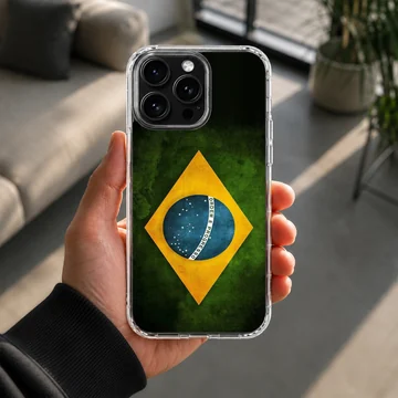 Brazil flag design on a phone case — Lifestyle