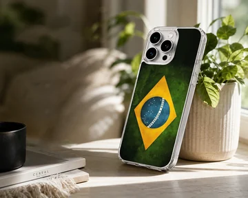 Brazil flag design on a phone case — Lifestyle