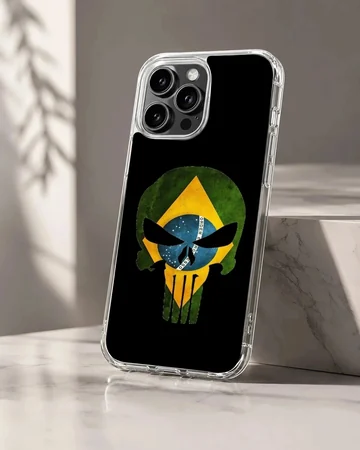 Brazil flag illustration on phone case