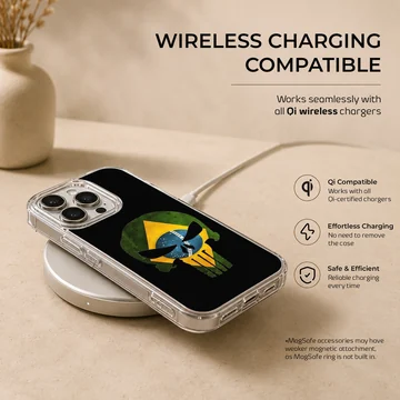 Brazil flag illustration on phone case — Charging