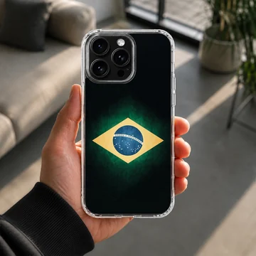 Brazil flag design on a phone case — Lifestyle