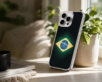 Brazil flag design on a phone case — Lifestyle