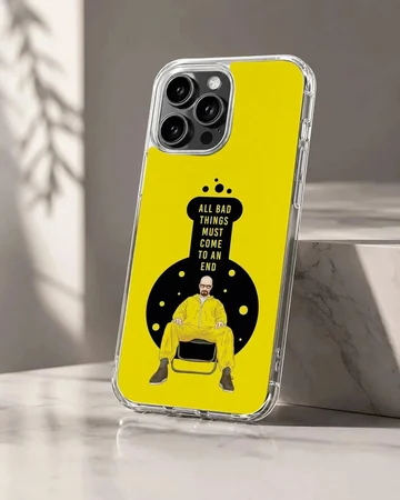 Breaking Bad artwork with iconic symbol phone case