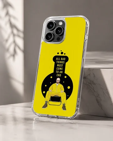 Breaking Bad artwork with iconic symbol phone case — Hero