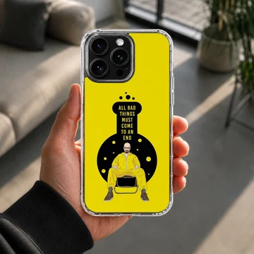 Breaking Bad artwork with iconic symbol phone case — Lifestyle