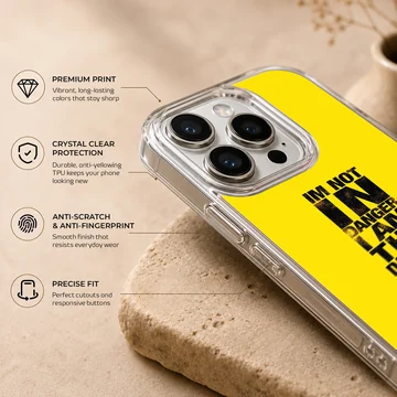 Breaking Bad phone case with iconic quote design in yellow and black. — Info