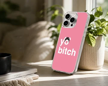 Breaking Bad phone case with bold quote design — Lifestyle