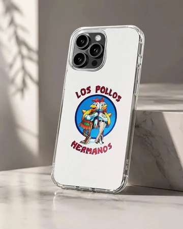 Breaking Bad Los Pollos Hermanos design on phone case