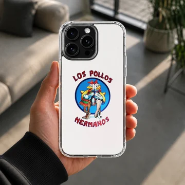 Breaking Bad Los Pollos Hermanos design on phone case — Lifestyle