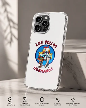 Breaking Bad Los Pollos Hermanos design on phone case — Specs