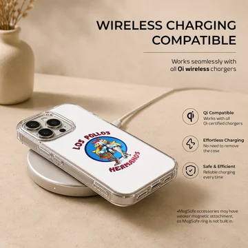 Breaking Bad Los Pollos Hermanos design on phone case — Charging