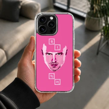 Breaking Bad art design phone case featuring iconic face in bold colors. — Lifestyle