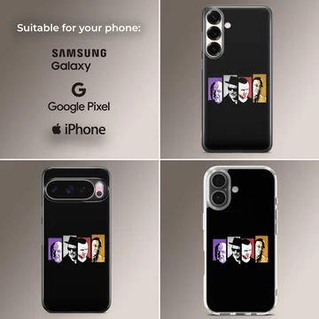 Breaking Bad phone case featuring iconic cast illustration — Collage